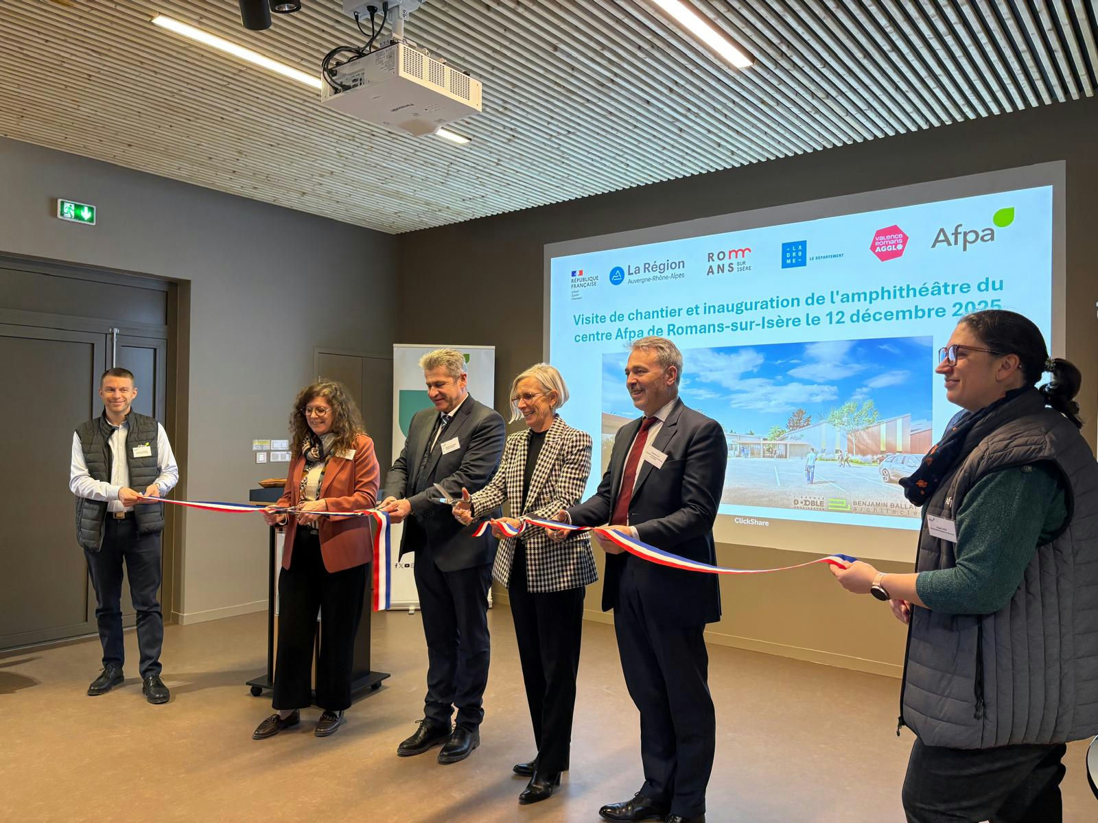 Inauguration de l’amphithéâtre du centre Afpa de Romans-sur-Isère !
 - Cover Image